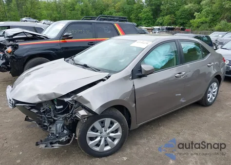 2016 Toyota Corolla Le from USA, damaged, VIN 2T1BURHEXGC670771